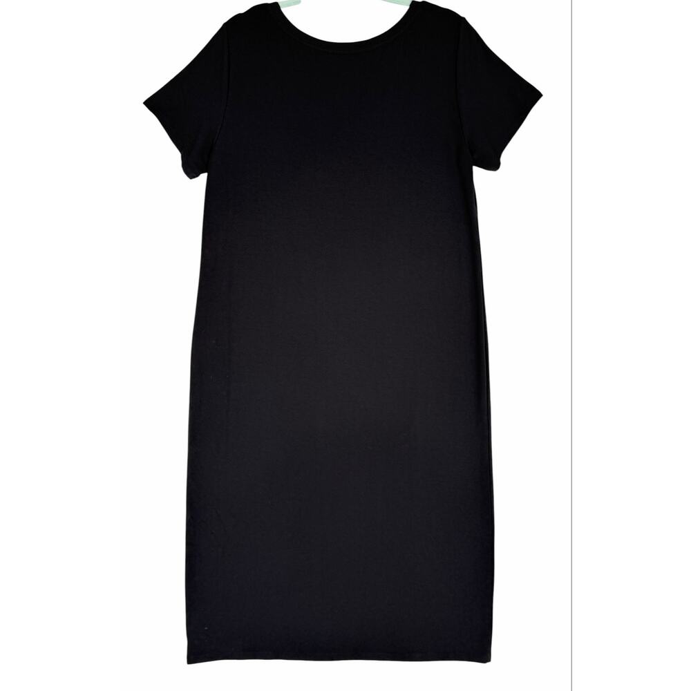Storq On Repeat Short Sleeve T-Shirt Dress Black Maternity XL (Size 5) Modal - Picture 6 of 8